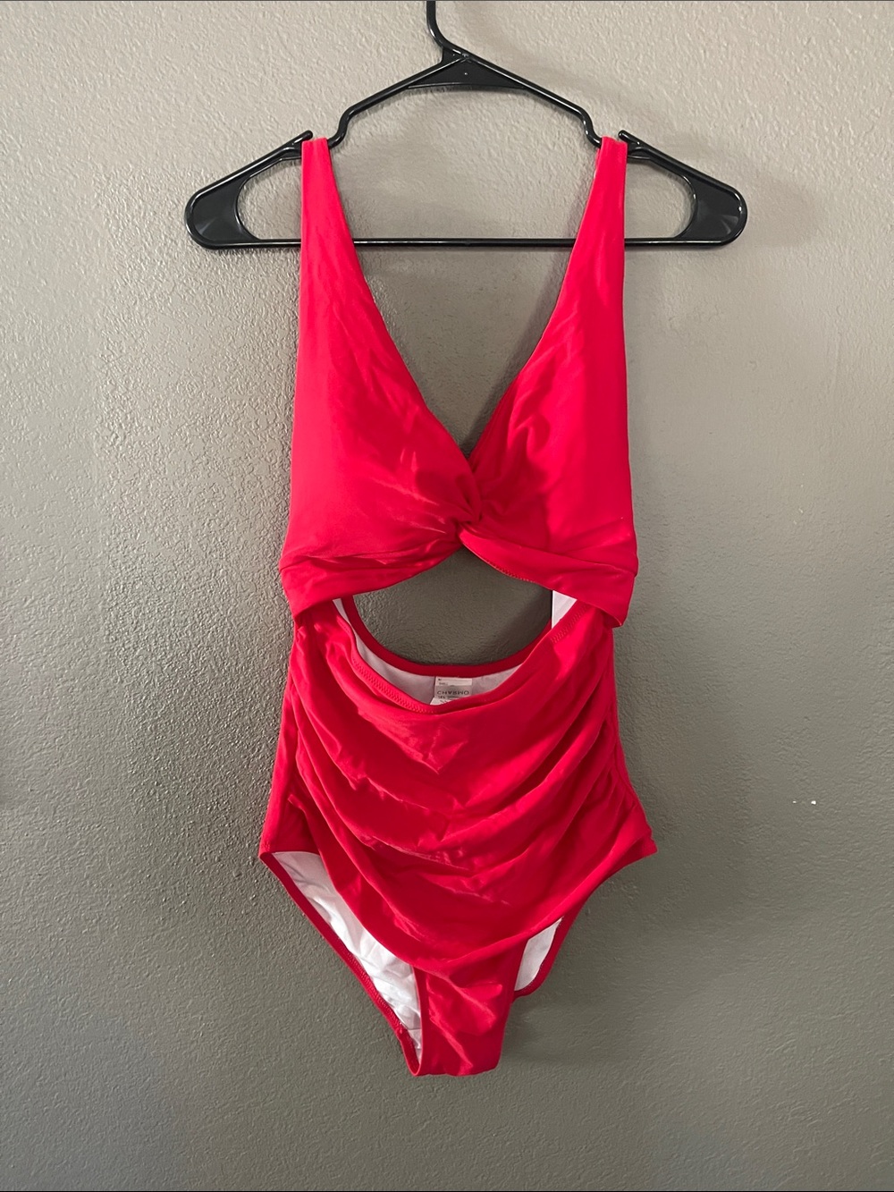 Target Bright Pink Twist-Front One-Piece Swimsuit